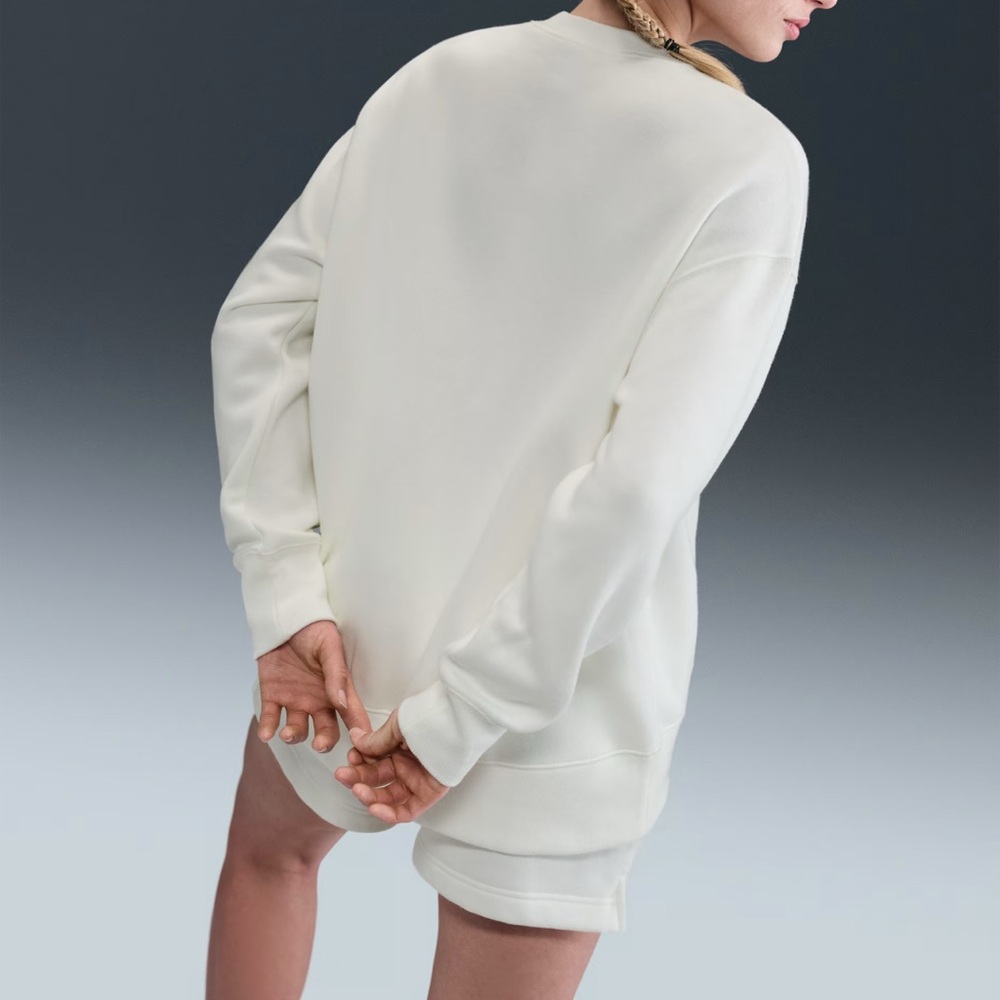 ☑️🚹Nike Men's Classic White Crewneck Sweater - Picture 11 of 17
